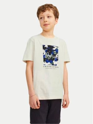 Jack&Jones Junior T-Shirt Joraruba 12257133 Écru Standard Fit