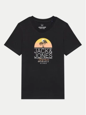 Jack&Jones Junior T-Shirt Jorcasey 12257130 Czarny Standard Fit