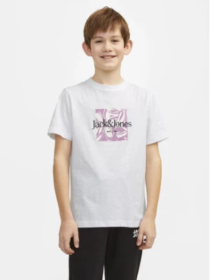 Jack&Jones Junior T-Shirt Lafayette 12253973 Biały Standard Fit
