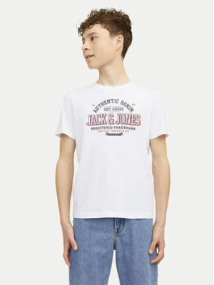 Jack&Jones Junior T-Shirt Logo 12258876 Biały Regular Fit