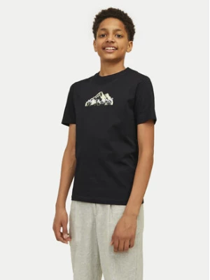 Jack&Jones Junior T-Shirt Mountain Logo 12263123 Czarny Standard Fit