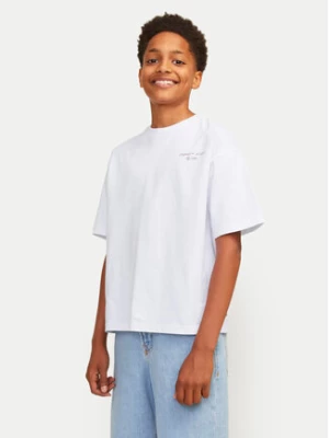 Jack&Jones Junior T-Shirt Noho Back Graphic 12263186 Biały Relaxed Fit