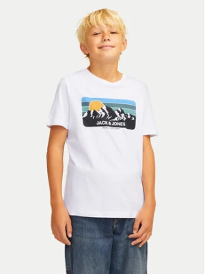 Jack&Jones Junior T-Shirt Peak 12259433 Biały Standard Fit