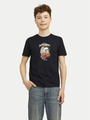 Jack&Jones Junior T-Shirt Seven Skull 12263213 Czarny Standard Fit