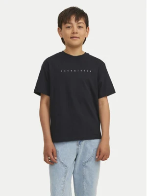 Jack & Jones Junior T-Shirt Star 12237435 Czarny Relaxed Fit