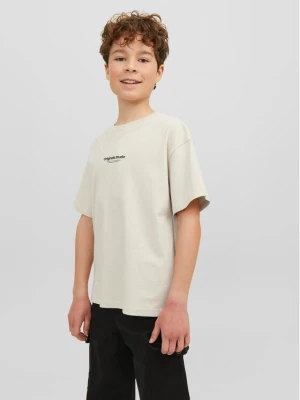 Jack & Jones Junior T-Shirt Vesterbro 12242827 Beżowy Loose Fit