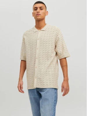 Jack&Jones Kardigan Belmont 12234327 Beżowy Relaxed Fit