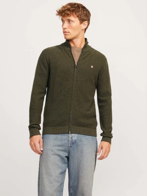 Jack & Jones Kardigan "Blurony" w kolorze khaki rozmiar: S