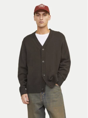 Jack&Jones Kardigan Frederiksberg 12262048 Brązowy Regular Fit