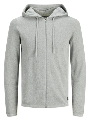 Jack & Jones Kardigan "Hill" w kolorze jasnoszarym rozmiar: S