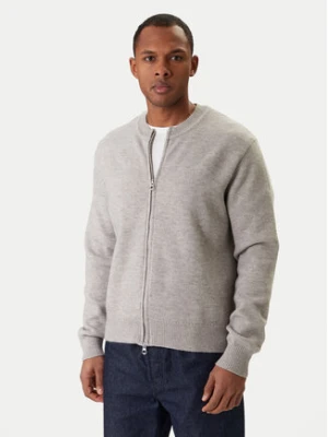 Jack & Jones Kardigan Scope 12286797 Szary Relaxed Fit