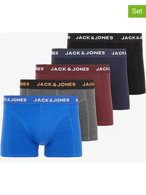 Jack & Jones Kolorowe bokserki (5 par) rozmiar: S