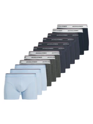 Jack & Jones Komplet 12 par bokserek Cavery 12288616 Kolorowy