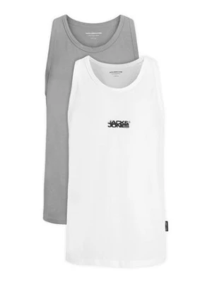 Jack&Jones Komplet 2 tank topów Sago 12284750 Szary Regular Fit