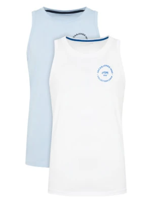 Jack&Jones Komplet 2 tank topów Simon 12276429 Kolorowy Regular Fit