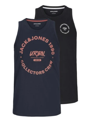 Jack&Jones Komplet 2 tank topów Simon 12276429 Kolorowy Regular Fit