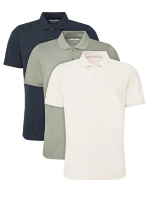 Jack&Jones Komplet 3 koszulek polo Kane 12277429 Kolorowy Regular Fit