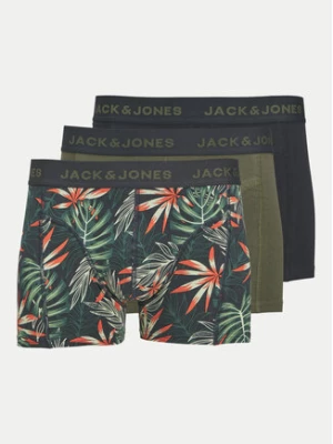 Jack&Jones Komplet 3 par bokserek Loui 12267052 Zielony