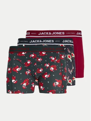 Jack&Jones Komplet 3 par bokserek Merry X-Mas 12266602 Kolorowy