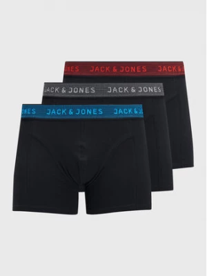 Jack&Jones Komplet 3 par bokserek Waistband 12127816 Czarny