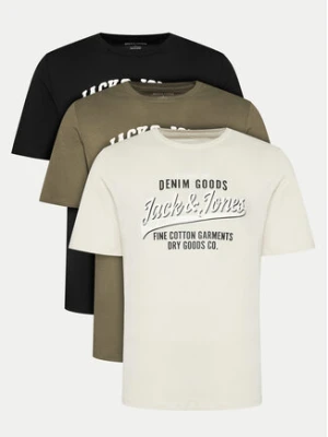 Jack&Jones Komplet 3 t-shirtów Ethan 12221269 Kolorowy Regular Fit