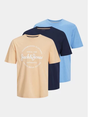 Jack&Jones Komplet 3 t-shirtów Jjforest 12256943 Kolorowy Standard Fit