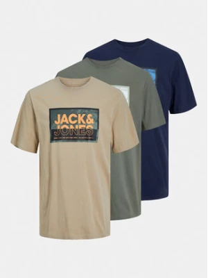 Jack&Jones Komplet 3 t-shirtów Logan 12260780 Kolorowy Standard Fit