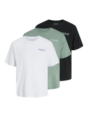 Jack&Jones Komplet 3 t-shirtów Ninety 12288312 Kolorowy Relaxed Fit