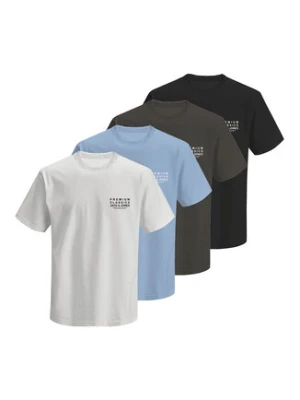 Jack & Jones Komplet 4 t-shirtów Blatailor 12291658 Kolorowy Regular Fit