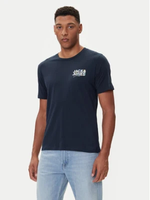 Jack&Jones Komplet 4 t-shirtów Geplas 12288304 Kolorowy Regular Fit