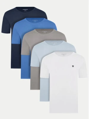 Jack&Jones Komplet 5 t-shirtów Brody 12190468 Kolorowy Regular Fit