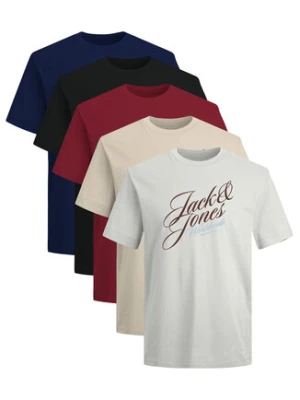 Jack & Jones Komplet 5 t-shirtów Inwood 12291656 Kolorowy Regular Fit
