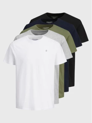 Jack&Jones Komplet 5 t-shirtów Jxj 12185714 Kolorowy Regular Fit