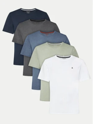 Jack&Jones Komplet 5 t-shirtów Paulos 12277958 Kolorowy Standard Fit