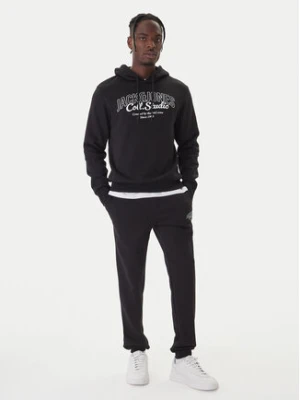 Jack & Jones Komplet t-shirt, bluza i spodnie Makoto 12287681 Czarny Regular Fit
