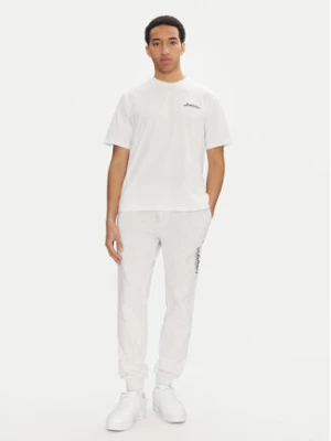 Jack & Jones Komplet t-shirt i spodnie dresowe Beau 12277849 Biały Relaxed Fit