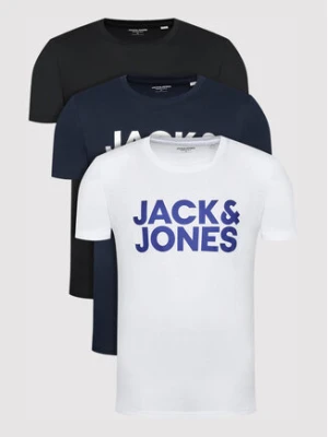 Jack & Jones Komplet t-shirtów Corp Logo 12191762 Kolorowy Regular Fit