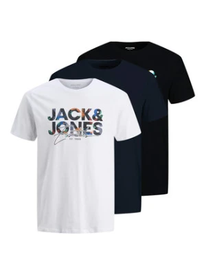 Jack & Jones Komplet t-shirtów Geplas 12288303 Kolorowy Regular Fit