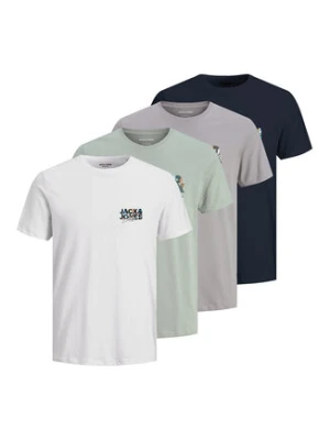 Jack & Jones Komplet t-shirtów Geplas 12288304 Kolorowy Regular Fit