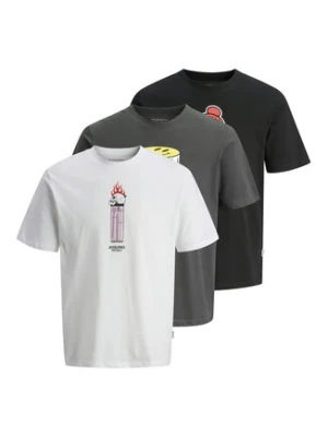 Jack & Jones Komplet t-shirtów Holiday Skull 12294420 Kolorowy Regular Fit