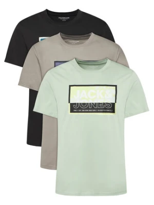Jack & Jones Komplet t-shirtów Logan 12284754 Kolorowy Regular Fit