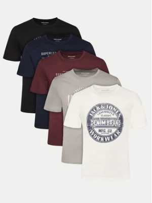 Jack & Jones Komplet t-shirtów Simon 12276424 Kolorowy Standard Fit