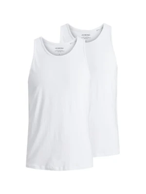 Jack & Jones Komplet tank topów Basic 12133910 Biały Regular Fit
