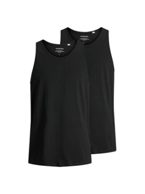 Jack & Jones Komplet tank topów Basic 12133910 Czarny Regular Fit