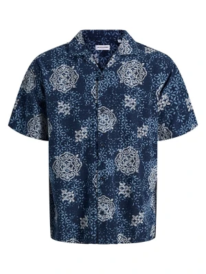 Jack & Jones Koszula "Alfredo" - Loose fit - w kolorze granatowym rozmiar: M