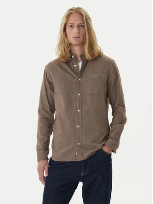 Jack & Jones Koszula Blubrook 12282353 Beżowy Regular Fit