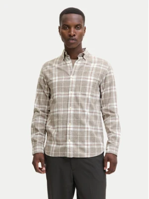 Jack & Jones Koszula Blubrook 12282354 Beżowy Regular Fit