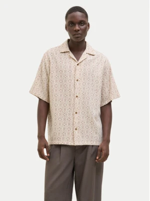 Jack&Jones Koszula Bluvincent 12273289 Beżowy Relaxed Fit