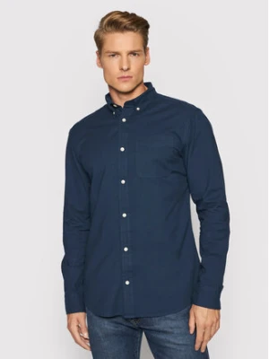 Jack & Jones Koszula Brook Oxford 12192150 Granatowy Slim Fit