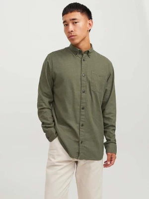 Jack & Jones Koszula "Brook" w kolorze khaki rozmiar: S